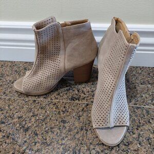 Brash Open Toe Women's Booties Size 8 US